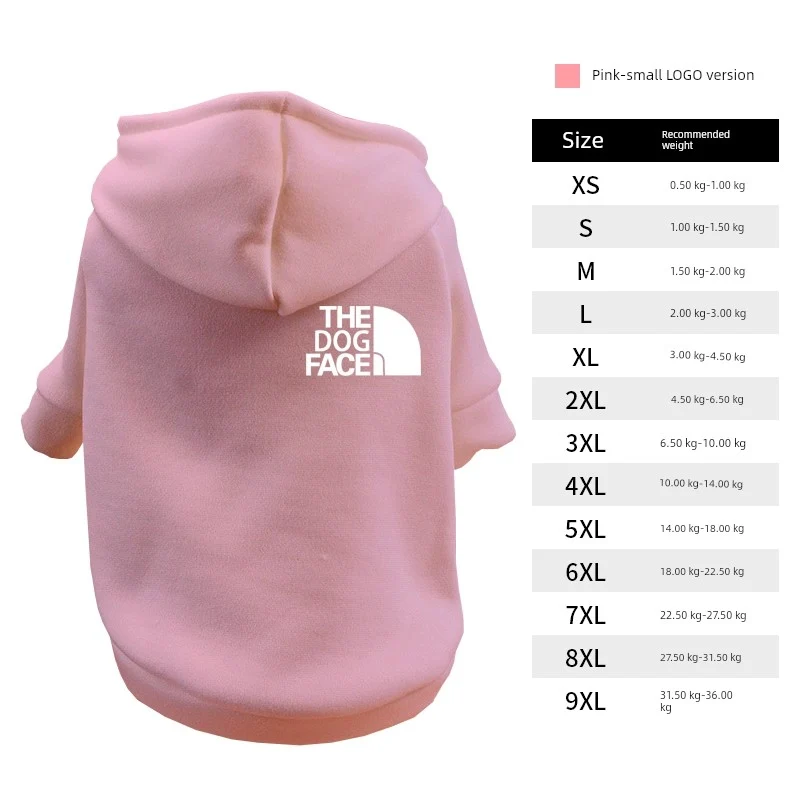 Pet Dog Cat Clothes Schnauzer Teddy Small, Medium and Large Dogs Autumn and Winter Fleece Lined Padded Warm Keeping Fashion Brand Sweater