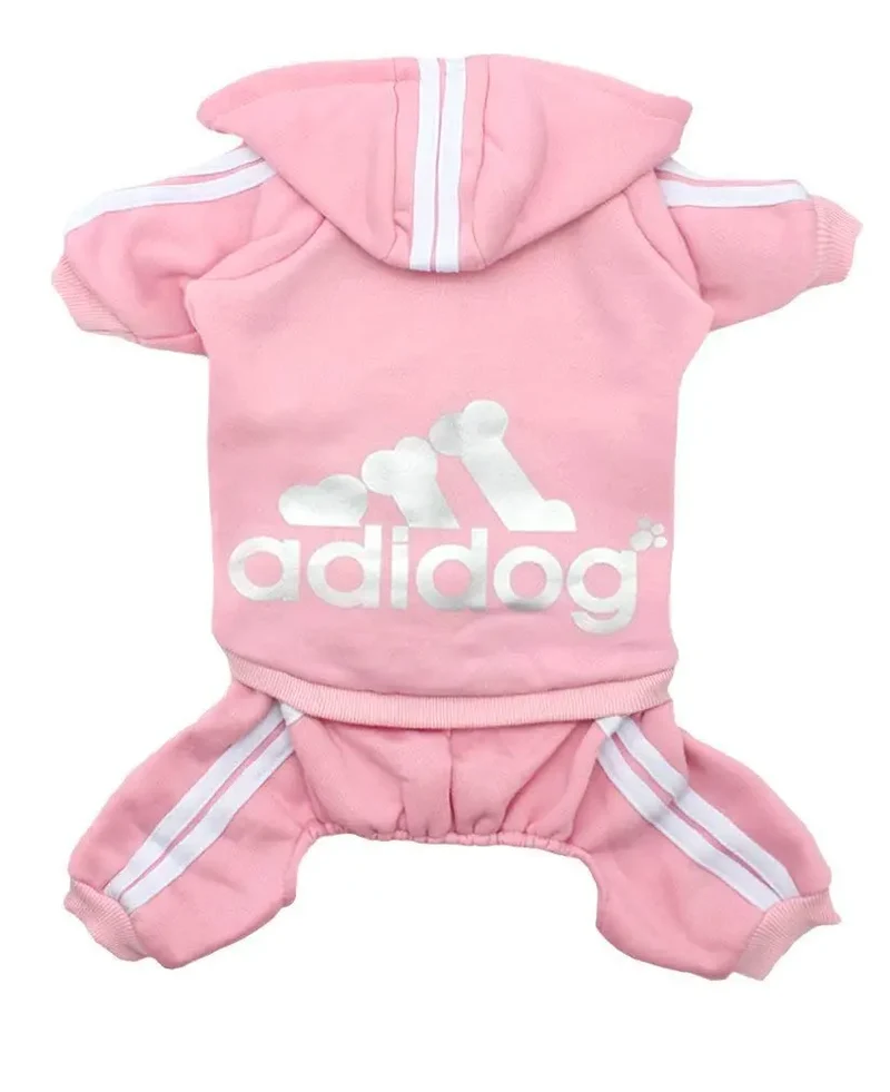 Pet Dog Clothes Adidog Spring Dog Hoodies Coat Letter Cute Small Dogs Chihuahua Pug Yorkshire Puppy Pet Hoodie Cat Clothing XXL