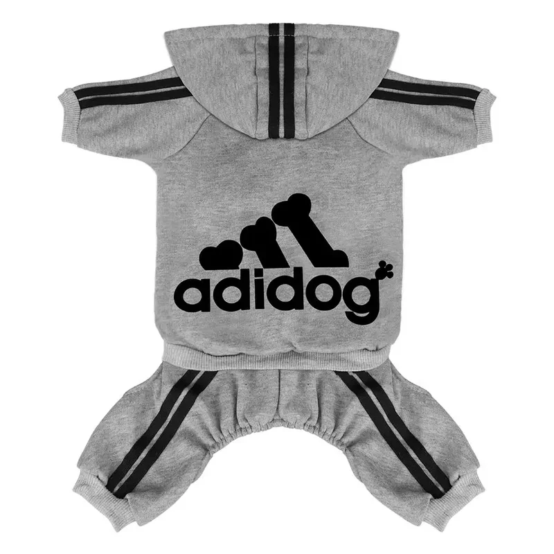 Pet Dog Clothes Adidog Spring Dog Hoodies Coat Letter Cute Small Dogs Chihuahua Pug Yorkshire Puppy Pet Hoodie Cat Clothing XXL
