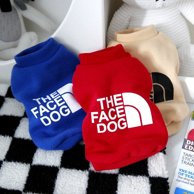 Pet Cat Bichon Pomeranian Schnauzer Medium-Sized Dog Poodle Dog Clothes Spring, Autumn and Winter Clothing Internet Hot Fashion Brand