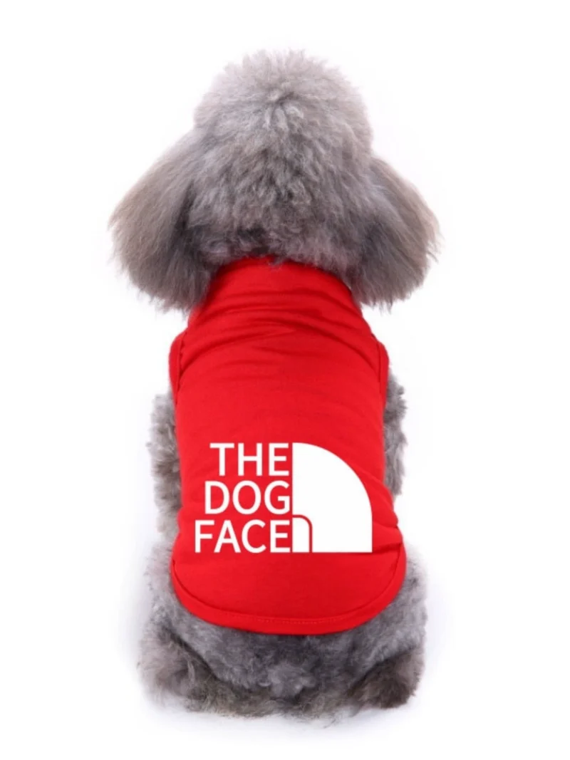 Cross-Border High Quality Dog Face Vest Summer Thin Dog Vest Jarre Aero Bull Pug Teddy Size Dog Pet Clothes
