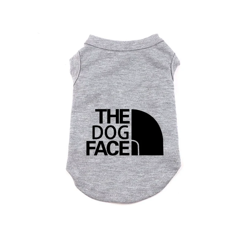 Cross-Border High Quality Dog Face Vest Summer Thin Dog Vest Jarre Aero Bull Pug Teddy Size Dog Pet Clothes