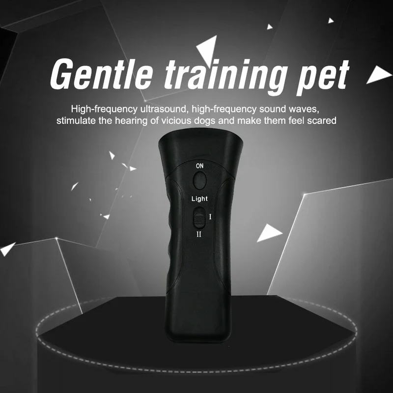 Ultrasonic Bark Control | Anti Dog Barking Trainer LED Light