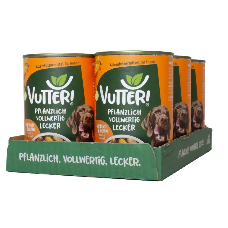 Nassfutter: Wie Rind & Huhn – von Vutter! - 400g