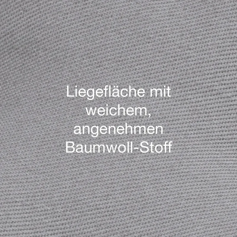 Hundebett rund St.Moritz von HOUND&NATURE | Recycelte Materialien | Oeko-Tex® Standard 100 | Hellgrau