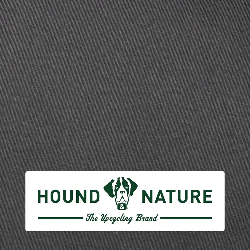 Hundebett Luzern von HOUND&NATURE | Fleece-Seite | Recycelte Materialien | Oeko-Tex® Standard 100 | Grau