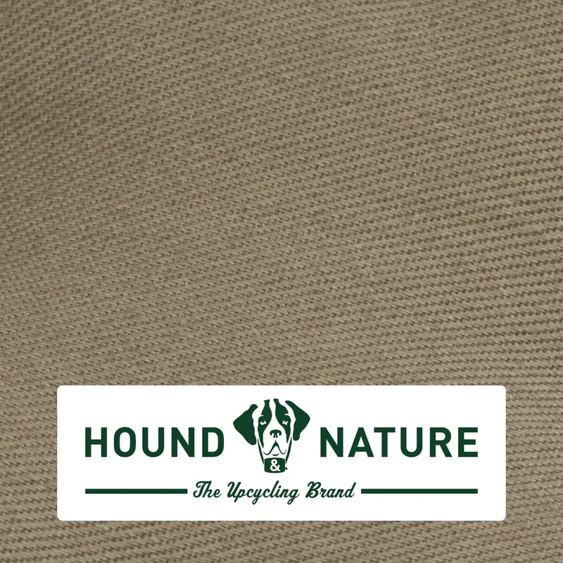 Hundebett Luzern von HOUND&NATURE | Fleece-Seite | Recycelte Materialien | Oeko-Tex® Standard 100 | Taupe