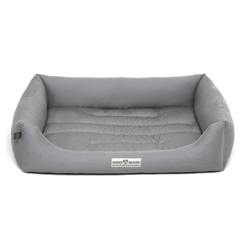 Hundebett Bern von HOUND&NATURE | Recycelte Materialien | Oeko-Tex® Standard 100 | Hellgrau