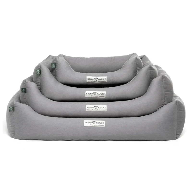 Hundebett Bern von HOUND&NATURE | Recycelte Materialien | Oeko-Tex® Standard 100 | Hellgrau