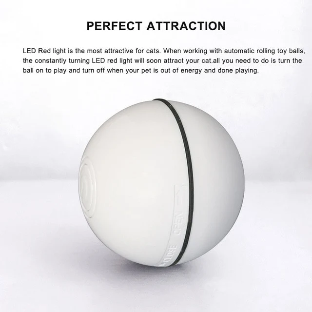Smart Interactive Pet Toy Ball Automatic Rolling