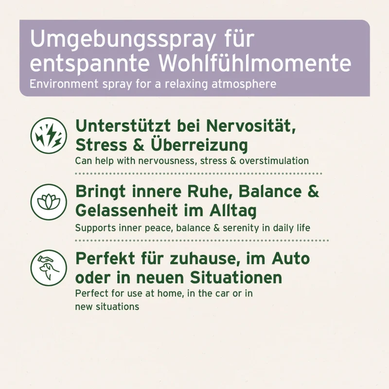 AniForte Relax Spray für Hunde & Katzen – Natürliche Beruhigung bei Stress, Angst & Unruhe durch Silvester, Gewitter & Autofahrten