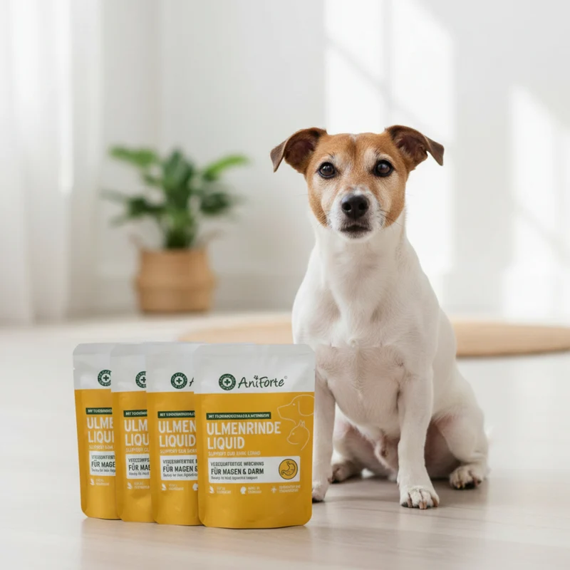 AniForte Ulmenrinde Liquid für Hunde & Katzen – Natürliche Unterstützung bei Magen-Darm-Beschwerden, Sodbrennen, Übersäuerung & Durchfall