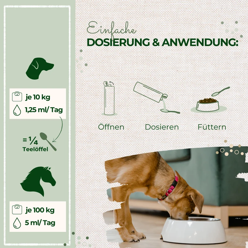 LaPura Bio-Schwarzkümmelöl für Hunde und Pferde - 100 ml