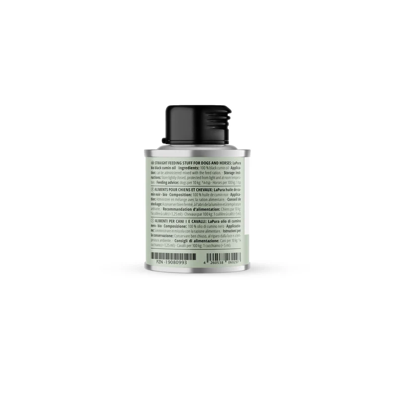 LaPura Bio-Schwarzkümmelöl für Hunde und Pferde - 100 ml