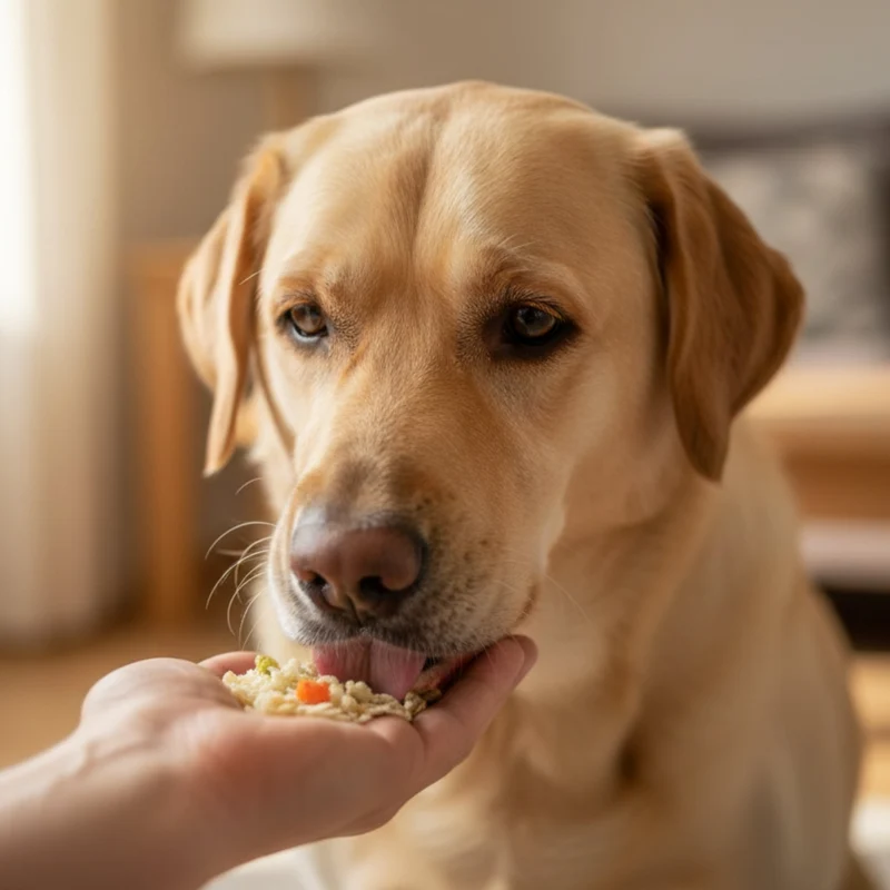 Perro Reisflocken mit Gemüse – Leicht verdauliche Schonkost für Hunde bei Magen-Darm-Problemen, Durchfall & Aufbaukost