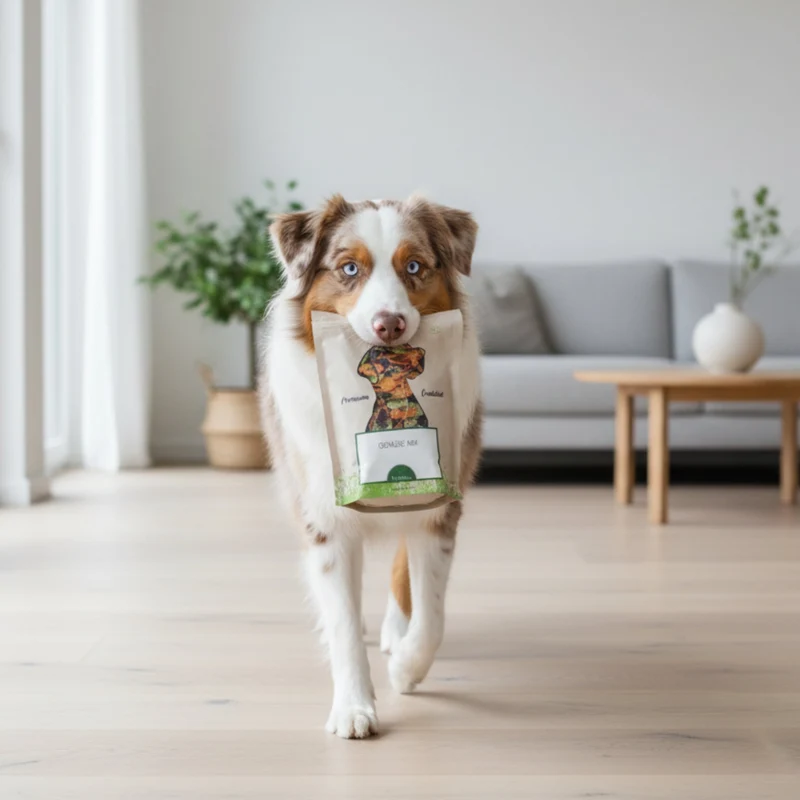 Perro Hundeflocken Gemüse Mix - Premium Nahrungsergänzung für Hunde mit natürlichen Gemüseflocken für gesunde Verdauung und Vitalität
