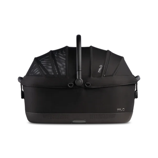 Isofix Autositz & Transportbox Maeve™ iso7x-R von Tavo für Hunde bis 18 kg | GREENGUARD-Gold-Zertifizierung | Farbe: Onyx