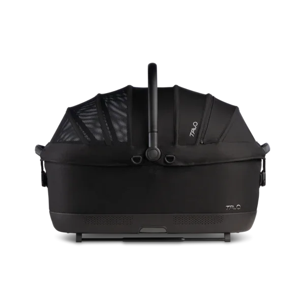 Isofix Autositz & Transportbox Maeve™ iso7x-R von Tavo für Hunde bis 18 kg | GREENGUARD-Gold-Zertifizierung | Farbe: Onyx