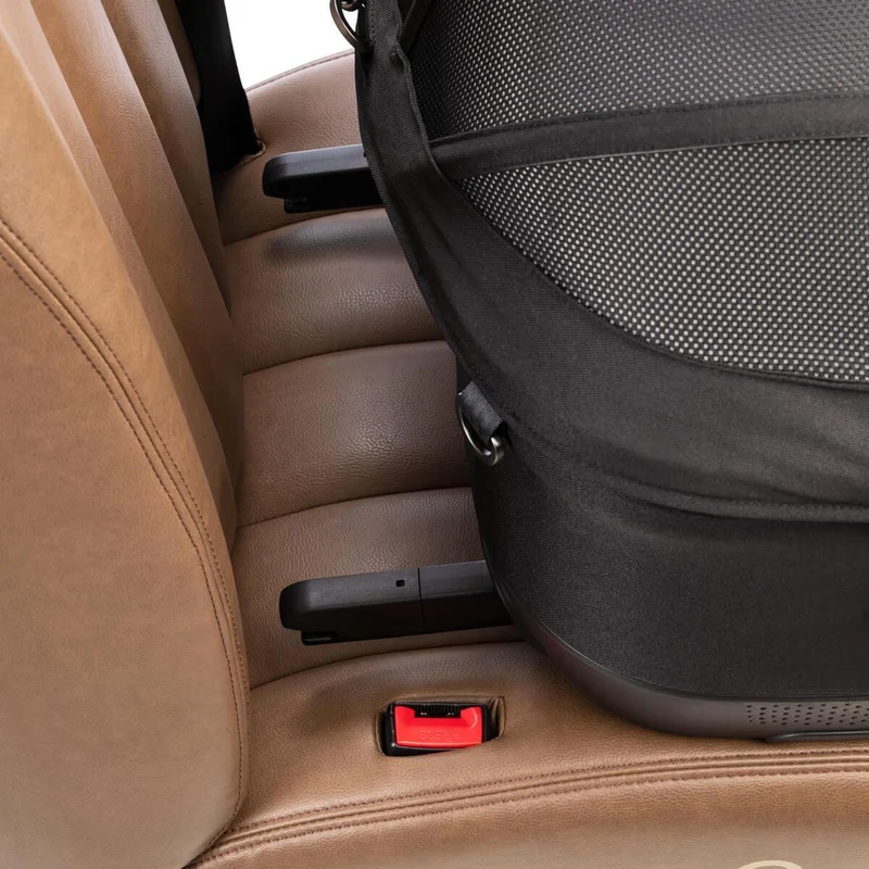 Isofix Autositz & Transportbox Maeve™ iso6x von Tavo für Hunde bis 18 kg | GREENGUARD-Gold-Zertifizierung | Farbe: Onyx