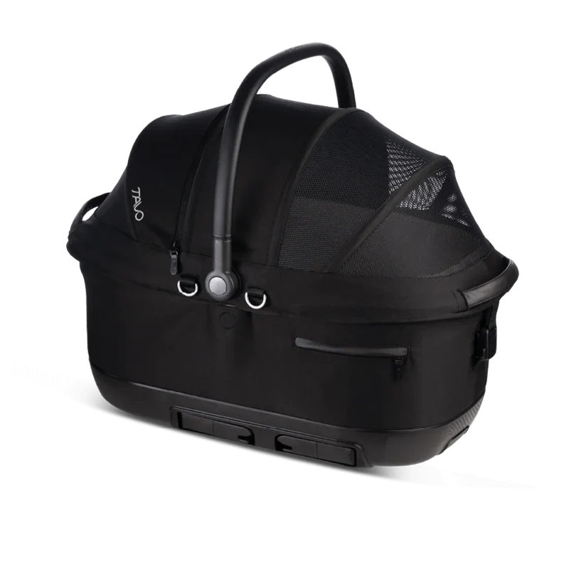Isofix Autositz & Transportbox Maeve™ iso6x von Tavo für Hunde bis 18 kg | GREENGUARD-Gold-Zertifizierung | Farbe: Onyx