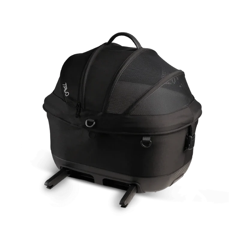 Isofix Autositz & Transportbox Maeve™ iso5x von Tavo für Hunde bis 13.6 kg | GREENGUARD-Gold-Zertifizierung | Farbe: Onyx