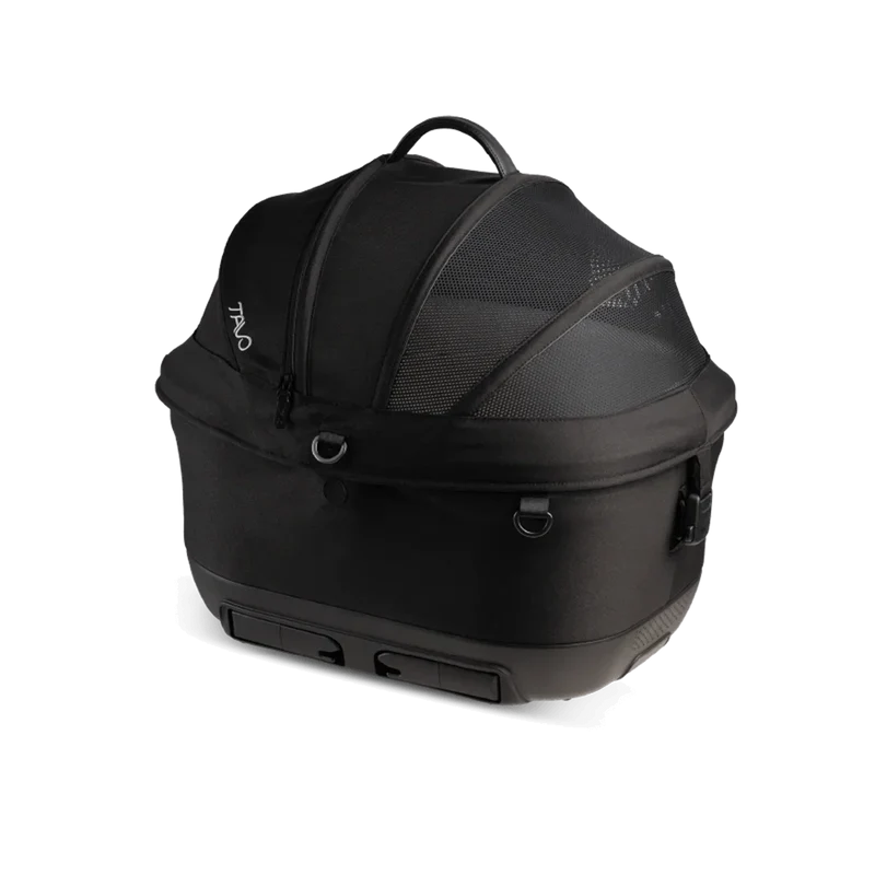 Isofix Autositz & Transportbox Maeve™ iso5x von Tavo für Hunde bis 13.6 kg | GREENGUARD-Gold-Zertifizierung | Farbe: Onyx