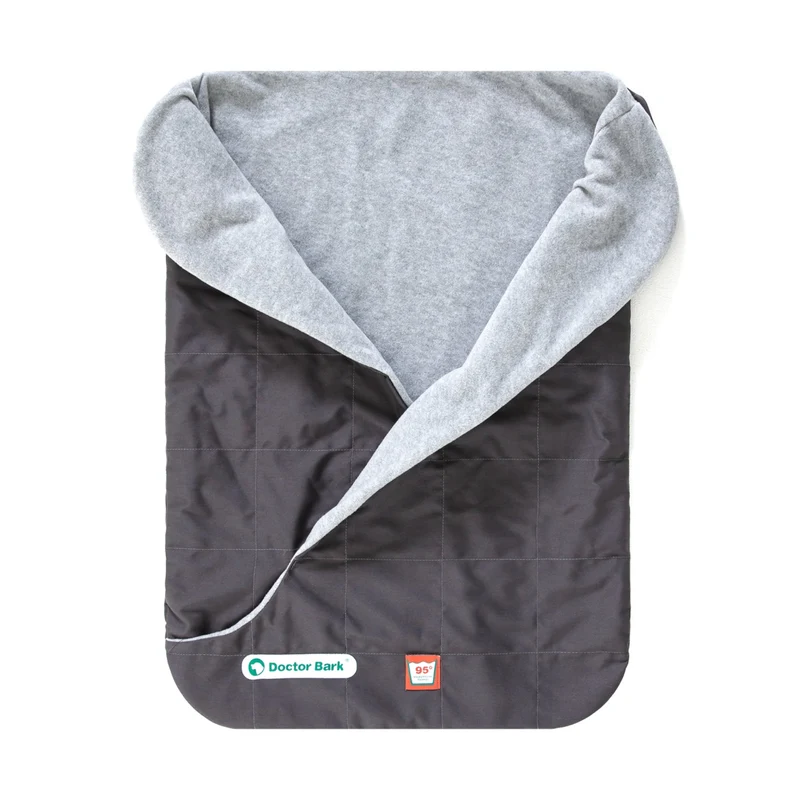 Doctor Bark Hundeschlafsack – Premium Kuschelhöhle mit orthopädischer Polsterung für Geborgenheit & erholsamen Schlaf