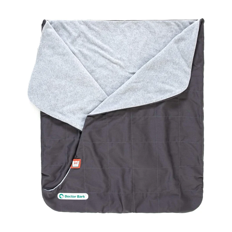 Doctor Bark Hundeschlafsack – Premium Kuschelhöhle mit orthopädischer Polsterung für Geborgenheit & erholsamen Schlaf