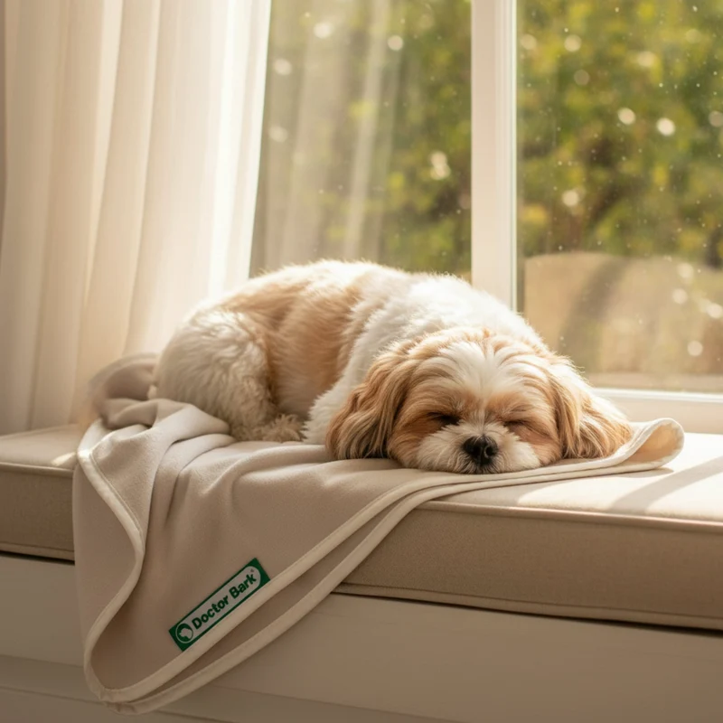 Doctor Bark Kuscheldecke für Hunde – Waschbar bis 95°C, Allergikerfreundlich & Made in Germany