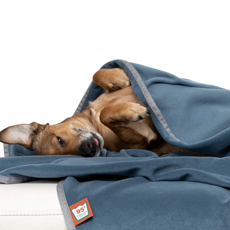Doctor Bark Kuscheldecke für Hunde – Waschbar bis 95°C, Allergikerfreundlich & Made in Germany