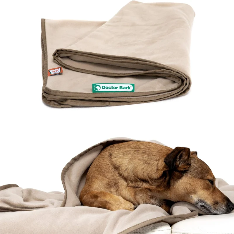 Doctor Bark Kuscheldecke für Hunde – Waschbar bis 95°C, Allergikerfreundlich & Made in Germany
