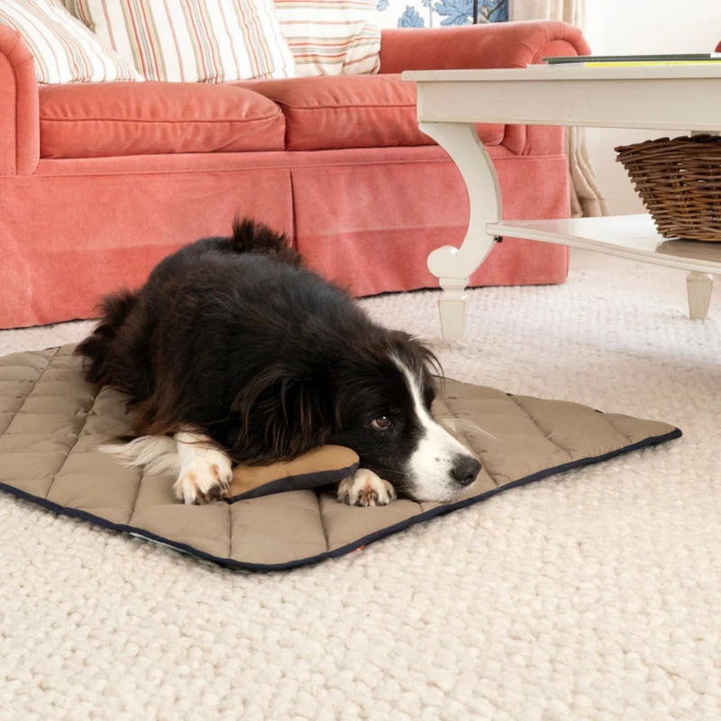 Doctor Bark Fleece-Steppdecke – Premium Hundedecke | Kuschelig weich, waschbar & allergikerfreundlich für erholsamen Hundeschlaf