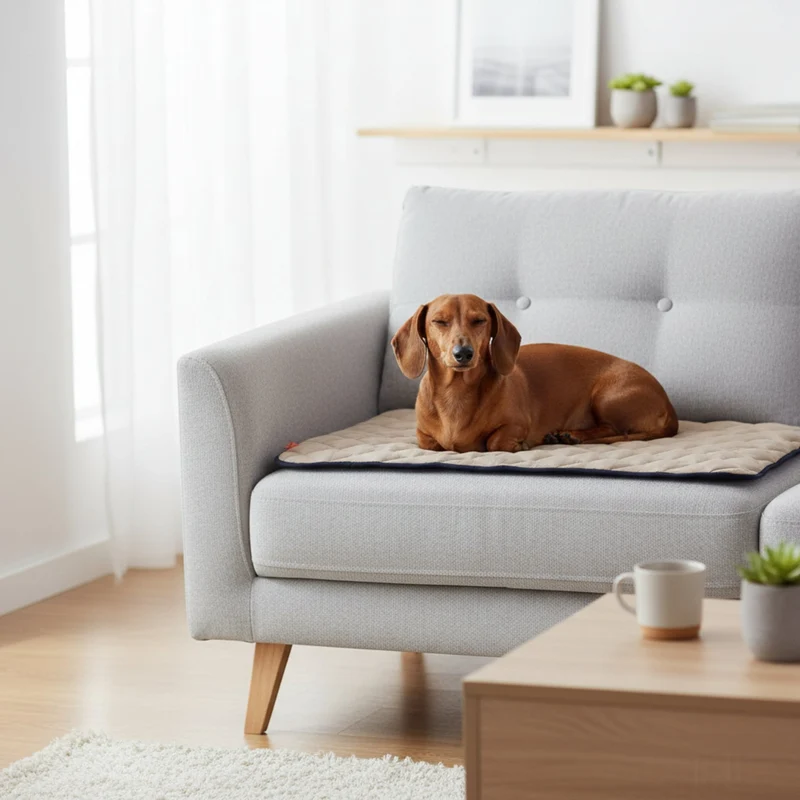 Doctor Bark Fleece-Steppdecke – Premium Hundedecke | Kuschelig weich, waschbar & allergikerfreundlich für erholsamen Hundeschlaf