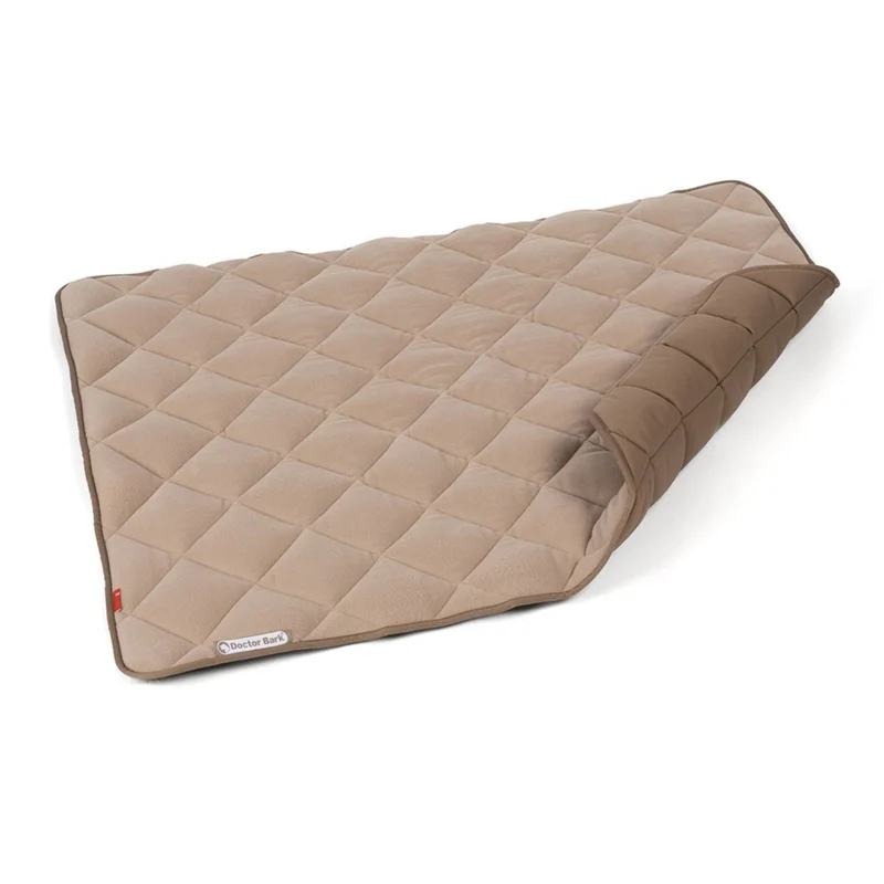Doctor Bark Fleece-Steppdecke – Premium Hundedecke | Kuschelig weich, waschbar & allergikerfreundlich für erholsamen Hundeschlaf