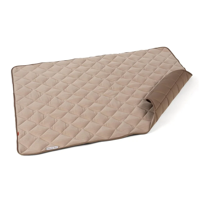 Doctor Bark Fleece-Steppdecke – Premium Hundedecke | Kuschelig weich, waschbar & allergikerfreundlich für erholsamen Hundeschlaf