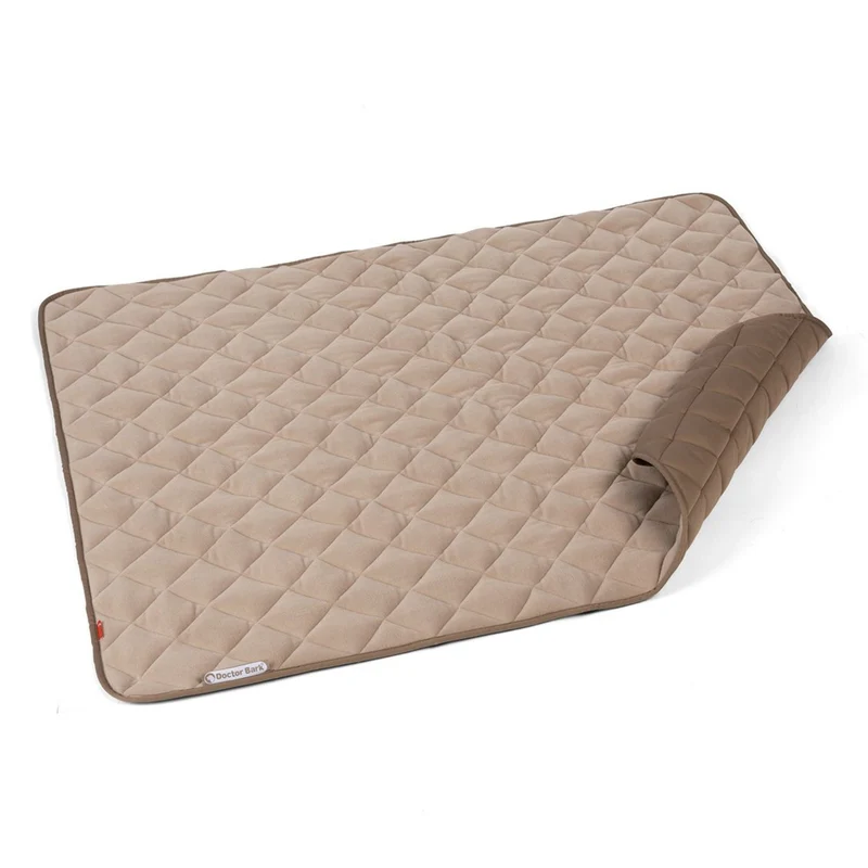 Doctor Bark Fleece-Steppdecke – Premium Hundedecke | Kuschelig weich, waschbar & allergikerfreundlich für erholsamen Hundeschlaf