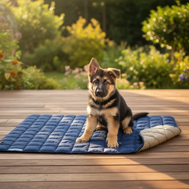 Doctor Bark Wende-Steppdecke – Orthopädische Premium-Hundedecke für Allergiker, tierärztlich entwickelt