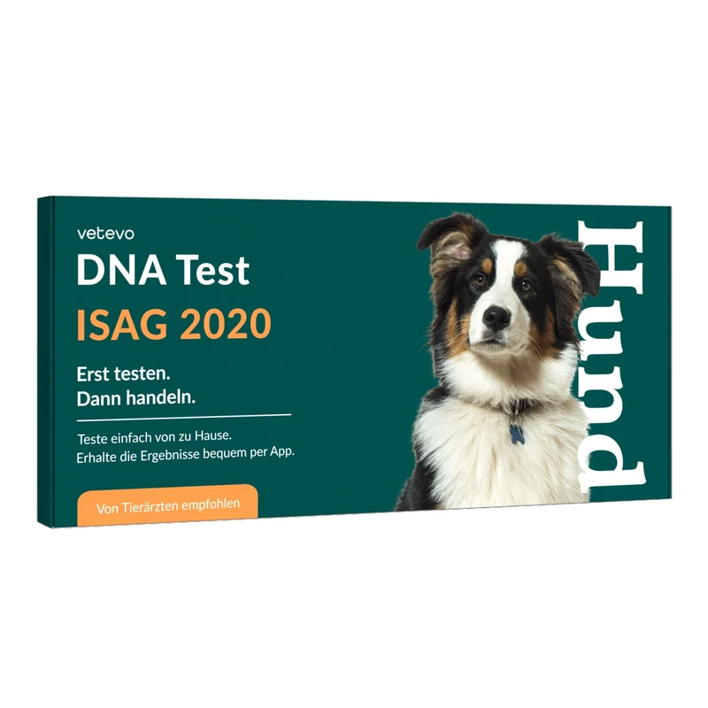 Vetevo DNA-Profil für Hunde – Zertifizierter Abstammungs- & Identitätsnachweis nach ISAG-Standard | Für Zucht & Stammbuchführung