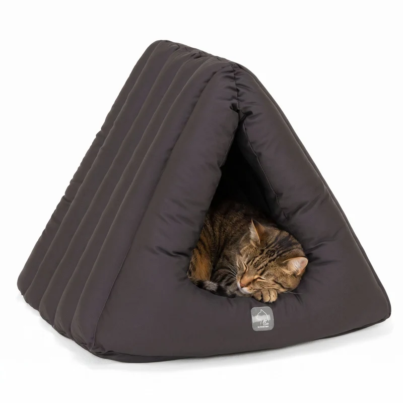 4cats by Doctor Bark Katzenhöhle Deluxe – Das waschbare Katzenbett für Katzen, die sich sicher geborgen fühlen wollen