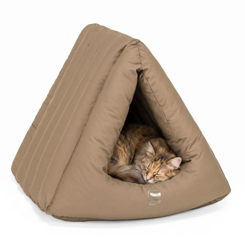 4cats by Doctor Bark Katzenhöhle Deluxe – Das waschbare Katzenbett für Katzen, die sich sicher geborgen fühlen wollen