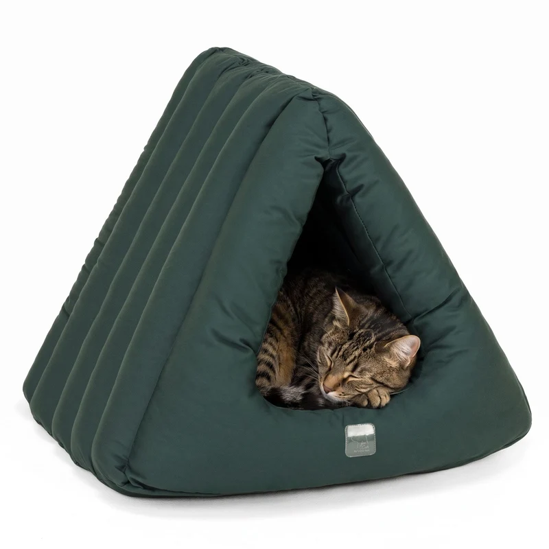4cats by Doctor Bark Katzenhöhle Deluxe – Das waschbare Katzenbett für Katzen, die sich sicher geborgen fühlen wollen