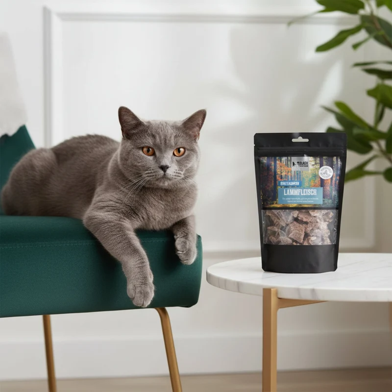Black Canyon Beutehappen Lammfleisch – Natürliche Belohnung für Training & Zwischendurch | Weiche Fleischsnacks für Hunde & Katzen