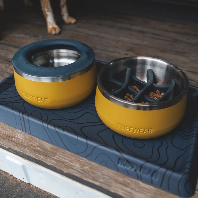 Ruffwear Basecamp Bowl – Robuster Premium Hundenapf aus Edelstahl für Outdoor-Abenteuer & Zuhause