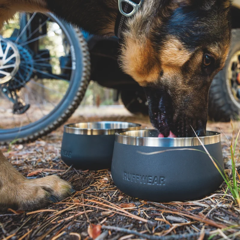 Ruffwear Basecamp Bowl – Robuster Premium Hundenapf aus Edelstahl für Outdoor-Abenteuer & Zuhause