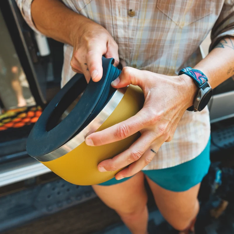 Ruffwear Basecamp Bowl – Robuster Premium Hundenapf aus Edelstahl für Outdoor-Abenteuer & Zuhause