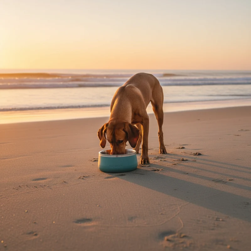 Ruffwear Basecamp Bowl – Robuster Premium Hundenapf aus Edelstahl für Outdoor-Abenteuer & Zuhause