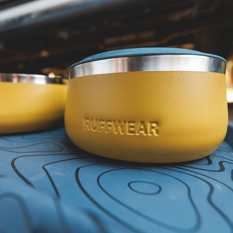 Ruffwear Basecamp Bowl – Robuster Premium Hundenapf aus Edelstahl für Outdoor-Abenteuer & Zuhause