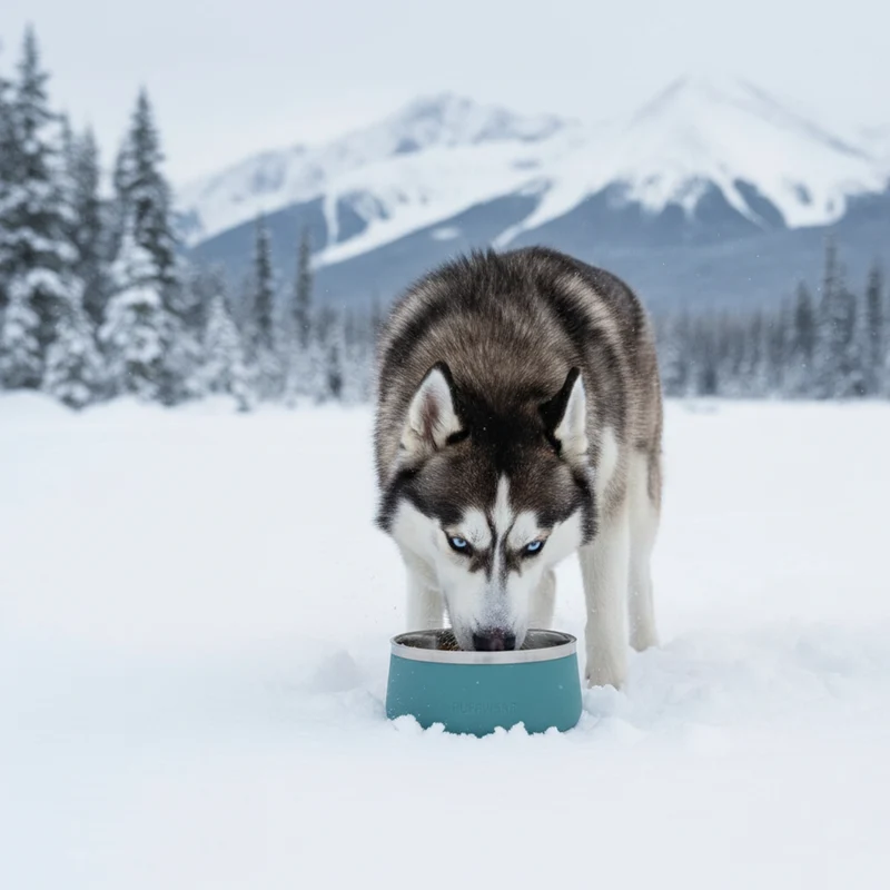 Ruffwear Basecamp Bowl – Robuster Premium Hundenapf aus Edelstahl für Outdoor-Abenteuer & Zuhause