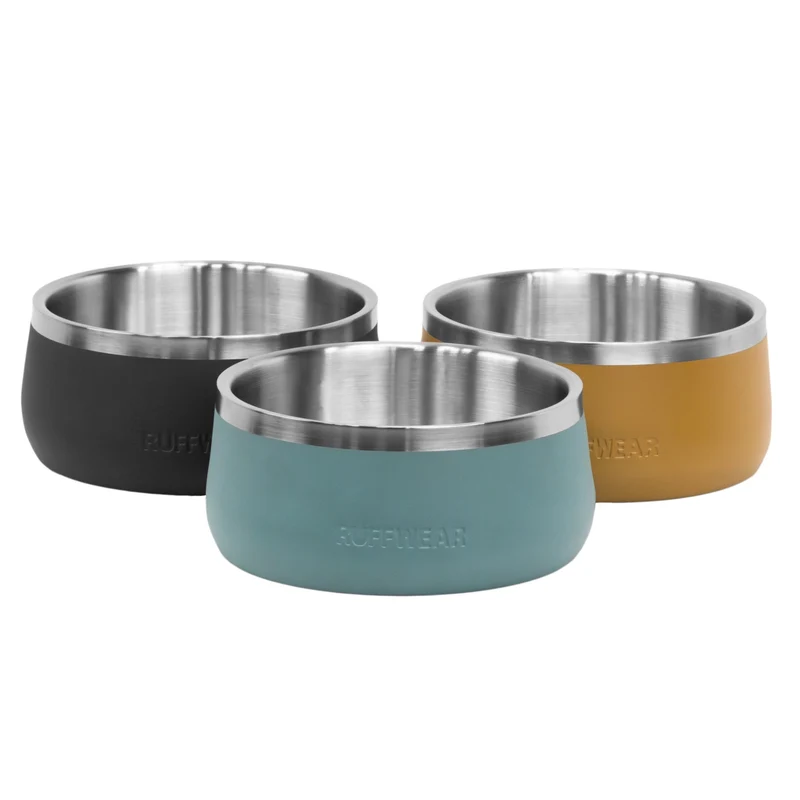 Ruffwear Basecamp Bowl – Robuster Premium Hundenapf aus Edelstahl für Outdoor-Abenteuer & Zuhause