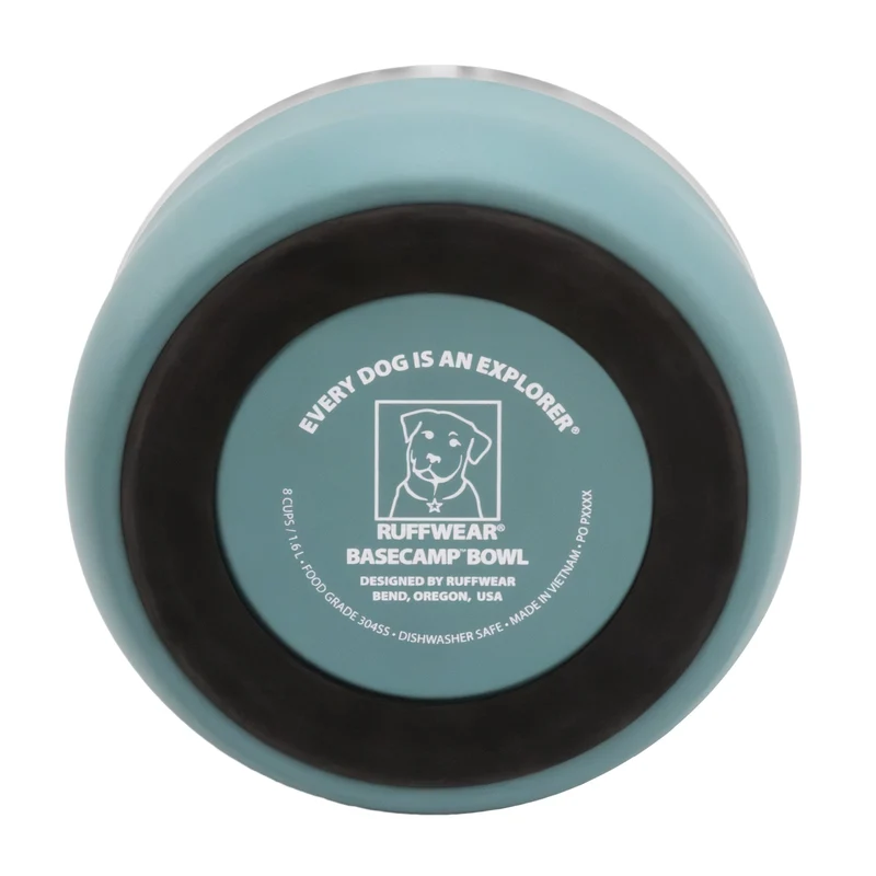 Ruffwear Basecamp Bowl – Robuster Premium Hundenapf aus Edelstahl für Outdoor-Abenteuer & Zuhause
